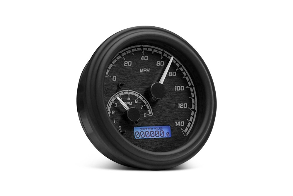 Dakota Digital Blue KPH 4000 Series Motorcycle Universal Speedo Speedometer