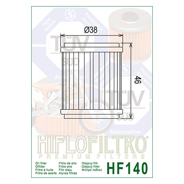 Hiflo Oil Filter Fitment Chart