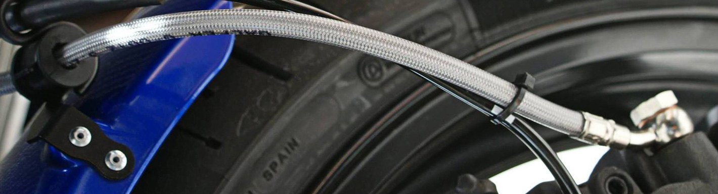 TRIUMPH DAYTONA 900 1992-97 VENHILL s/steel braided brake lines hoses Race 