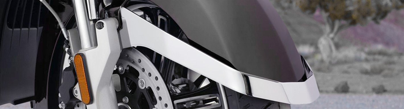 New Harley-Davidson OEM Billet Front Fender Trim Kit Spear  Touring Softail