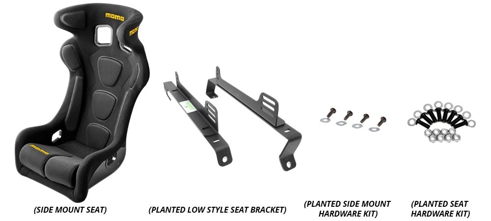 Planted Technology - Side Mount Seat Fix Mounting Without Sliders
